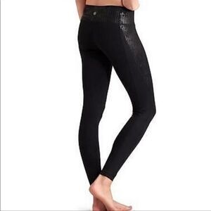 Athleta Legging Revelation Tights Sparkle Black M